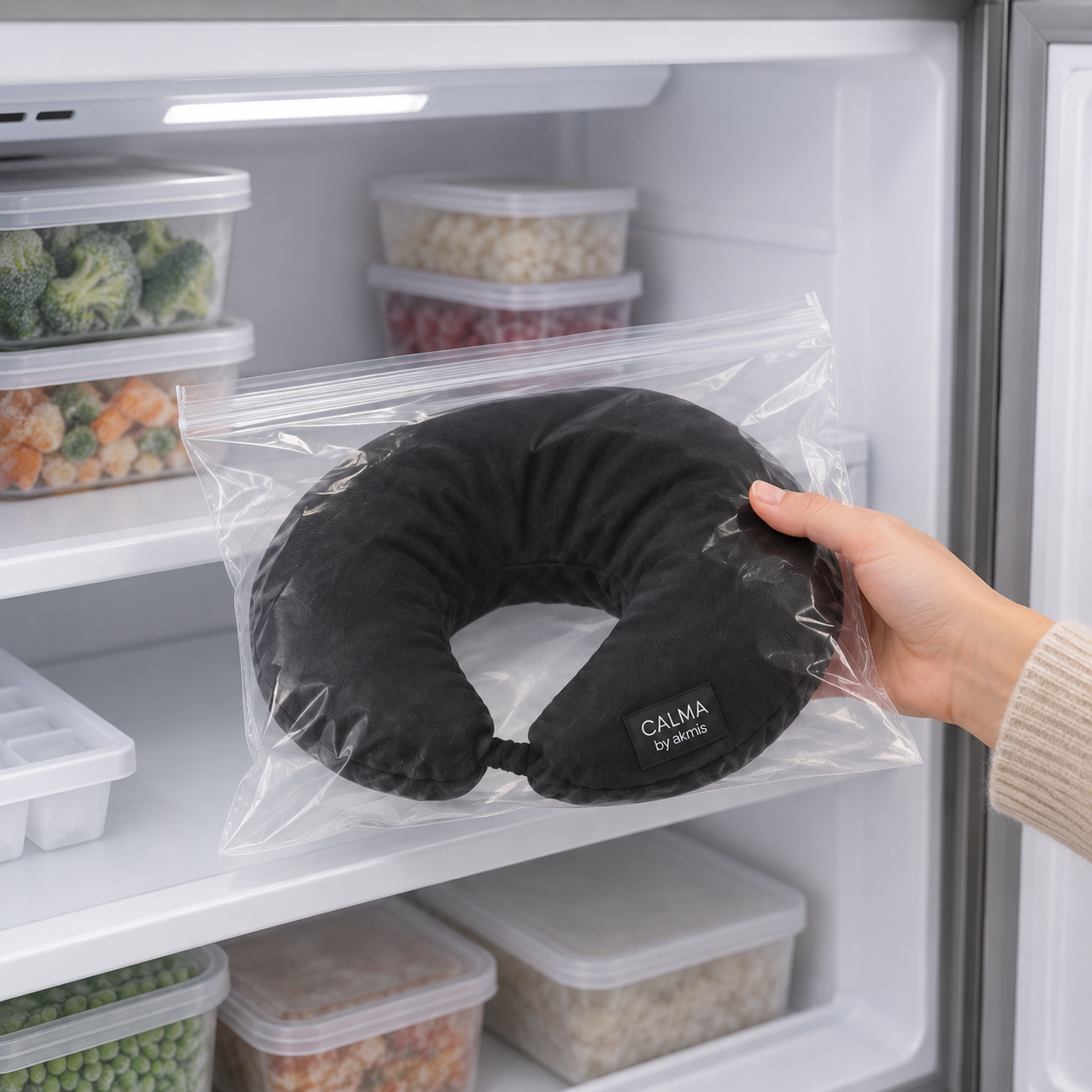 Guardar la almohadilla en el freezer para fr&iacute;o